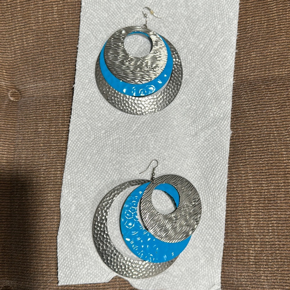 Women earrings three in one
